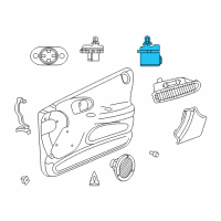 OEM 2002 Dodge Intrepid Switch-Door Lock Diagram - 4760857AB