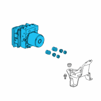 OEM 2011 Acura ZDX Set, Modulatr Assembly Diagram - 57110-SZN-A03