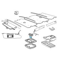 OEM 1992 Chrysler Imperial Bulb Diagram - L0021102