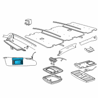 OEM 1994 Dodge B150 Interior Lights Diagram - H640FC5