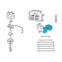 OEM 1995 Jeep Wrangler Ignition Coil Diagram - 4797293AB