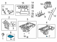 OEM 2021 Jeep Grand Cherokee L Pan-Engine Oil Diagram - 68449682AB