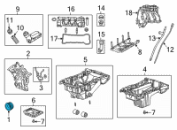 OEM 2021 Jeep Gladiator DAMPER-CRANKSHAFT Diagram - 5184293AH