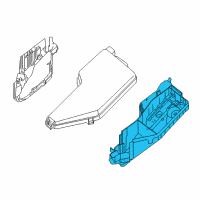 OEM 2010 Nissan Maxima Relay Box Housing Diagram - 24383-JA00B