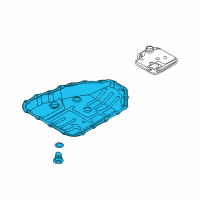 OEM 2008 Kia Spectra Pan Assembly-Automatic Transaxle Oil Diagram - 4528023001