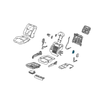 OEM 2001 Acura CL Opds Unit Diagram - 81334-S3M-A74