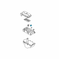 OEM 2002 Kia Sedona Fuse-Slow Blow Diagram - 1898004826