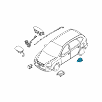 OEM 2007 Kia Rondo Air Bag Srs-Side Impact Sensor Diagram - 959201D000