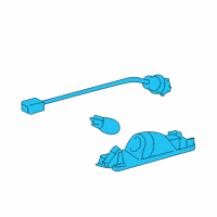 OEM Toyota RAV4 License Lamp Diagram - 81270-42060