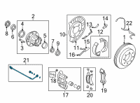 OEM Ford E-250 Brake Hose Diagram - 8C2Z-2A442-C