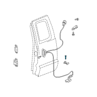 OEM 2010 Dodge Dakota Screw Diagram - 6505553AA