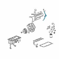 OEM 2008 Cadillac STS Tube Diagram - 12596326