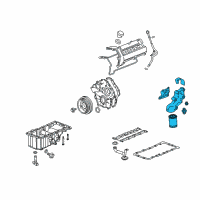 OEM 2007 Cadillac STS Adapter Diagram - 12576339