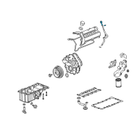 OEM 2008 Cadillac STS Dipstick Diagram - 12596325