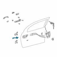 OEM 2005 Pontiac Vibe Door Check Diagram - 88973010