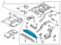 OEM 2021 Ford Mustang Mach-E PAN ASY - FLOOR Diagram - LJ9Z-5811160-A