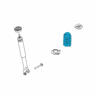 OEM 2011 Ford Taurus Coil Spring Diagram - AG1Z-5560-H