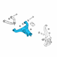 OEM 2018 Nissan Titan XD Link COMPL-Front Suspension, Lower RH Diagram - 54500-EZ50C