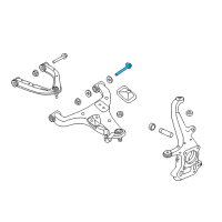 OEM 2018 Nissan Titan XD Pin-Transverse Link Diagram - 54580-1PA0A