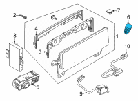 OEM 2021 Ford Mustang Mach-E SWITCH ASY - SOLENOID CONTROL Diagram - LJ8Z-10B776-A