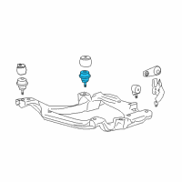 OEM Ford Freestar Rear Insulator Diagram - 3F2Z-6068-AA