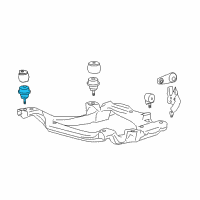 OEM Ford Freestar Front Insulator Diagram - 3F2Z-6038-AA