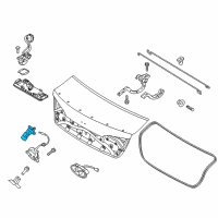 OEM 2015 Hyundai Sonata Key Sub Set-Trunk Diagram - 81250-C1A00