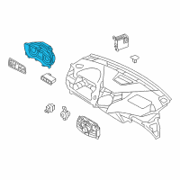 OEM Hyundai Cluster Assembly-Instrument Diagram - 94053-3V900