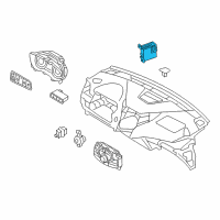 OEM 2015 Hyundai Azera Unit Assembly-Tilt & Tele Diagram - 95450-3V052