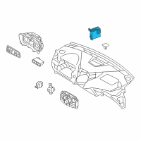 OEM Hyundai Azera Unit Assembly-Tilt & Tele Diagram - 95450-3V052