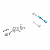 OEM 2007 Lincoln MKX Boot Kit Diagram - 7T4Z-4L537-A