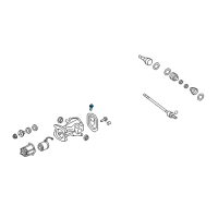 OEM 2016 Ford Police Interceptor Utility Rear Cover Vent Diagram - 6L8Z-4022-A