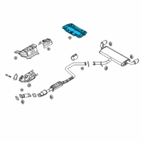 OEM Hyundai Elantra GT Protector-Heat Rear Diagram - 28795-G3100