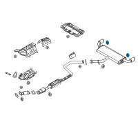 OEM 2020 Hyundai Elantra GT Hanger-Exhaust Pipe Diagram - 28762-G2000