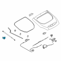 OEM 2009 Nissan 370Z Bracket Assy-Check Arm Diagram - 90455-1EA0A