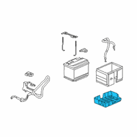 OEM Honda BOX BATTERY (B24) Diagram - 31521-TMB-H00