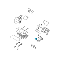 OEM Nissan Rogue Insert ARMREST Diagram - 88775-1FA0B