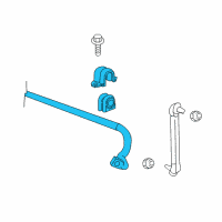 OEM 2014 Chevrolet Spark EV Stabilizer Bar Diagram - 95024504