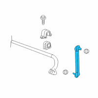 OEM Chevrolet Spark EV Stabilizer Link Diagram - 95947829