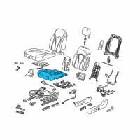 OEM 2019 Buick Envision Seat Cushion Pad Diagram - 84151971