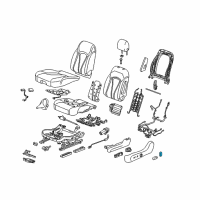 OEM Buick Regal Seat Switch Knob Diagram - 13274113