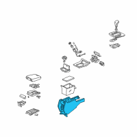 OEM Acura RL Console, Rear (Quartz Gray) Diagram - 83401-SZ3-003ZA