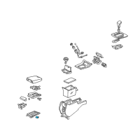 OEM Acura Lock, Tray Diagram - 83411-SZ3-013