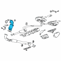 OEM 2017 Buick Regal Converter Diagram - 19420223