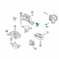 OEM Ford Transit Connect Motor Mount Support Bracket Diagram - 3M5Z-6031-A