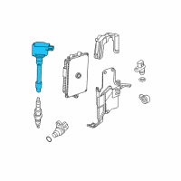 OEM 2017 Honda Accord Coil Assembly, Plug Ho Diagram - 30520-5A2-A01