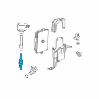 OEM Honda Civic Spark Plug Dxe22H Diagram - 12290-5A2-A02