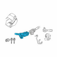 OEM Scion iQ Headlamp Dimmer Switch Diagram - 84140-52220