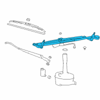 OEM 2006 Kia Optima Link Assembly-WIPER Diagram - 981503C000