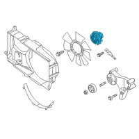 OEM 2021 Nissan Armada COUPLING-FAN Diagram - 21082-5X23A